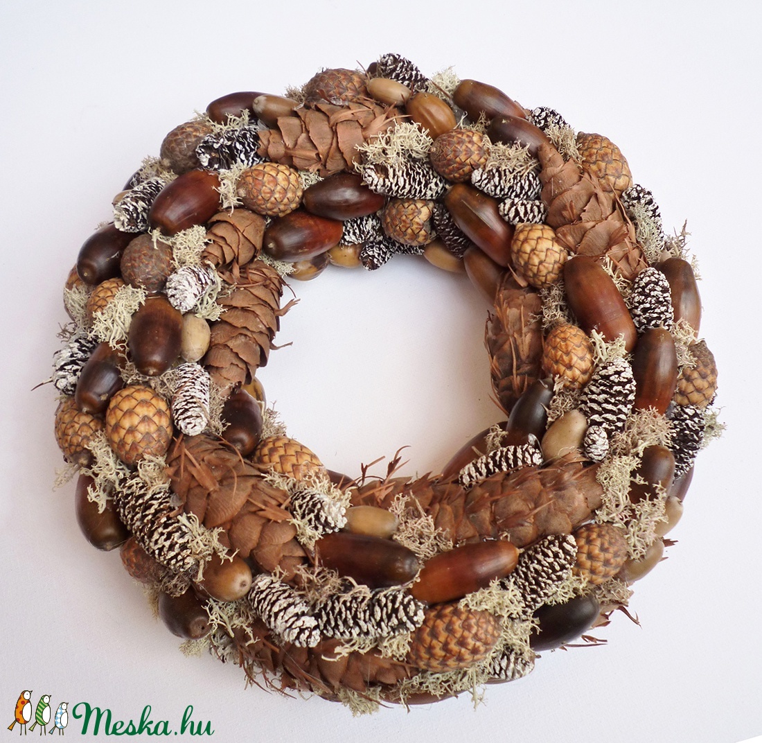 Őszi termések koszorú - otthon & életmód - dekoráció - Meska.hu