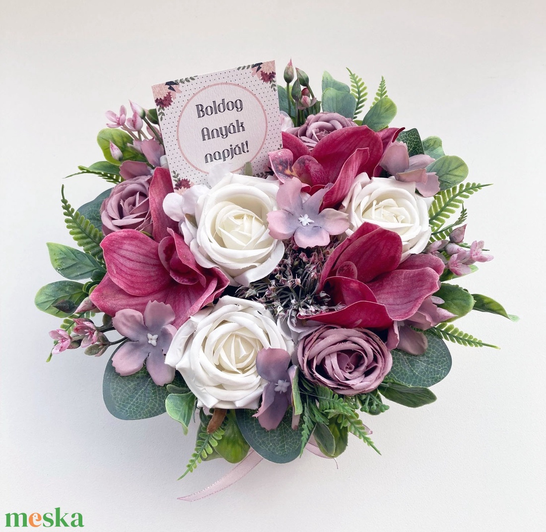 Anyák napi virág doboz  - otthon & életmód - dekoráció - virágdísz és tartó - virágbox, virágdoboz - Meska.hu