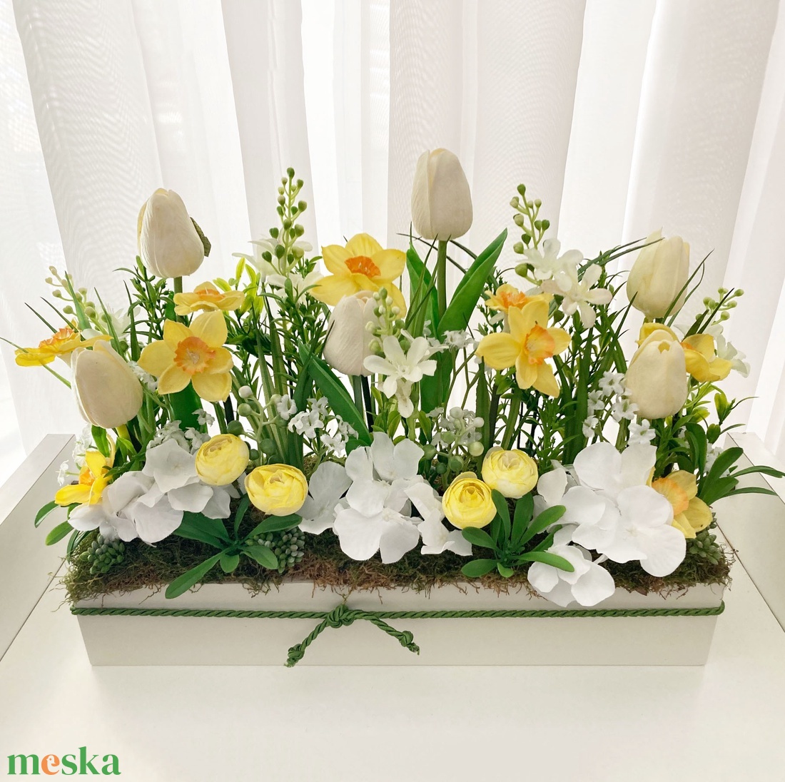 Tulipános tavaszi virágláda - otthon & életmód - dekoráció - asztal és polc dekoráció - asztaldísz - Meska.hu Tulipános tavaszi virágláda - otthon & életmód - dekoráció - asztal és polc dekoráció - asztaldísz - Meska.hu