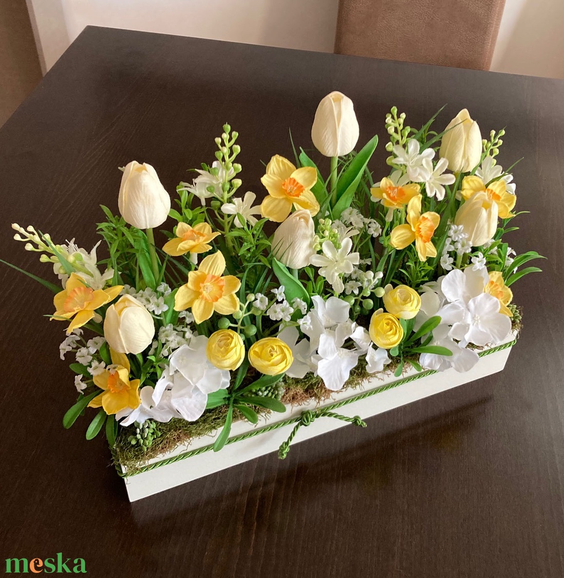 Tulipános tavaszi virágláda - otthon & életmód - dekoráció - asztal és polc dekoráció - asztaldísz - Meska.hu Tulipános tavaszi virágláda - otthon & életmód - dekoráció - asztal és polc dekoráció - asztaldísz - Meska.hu