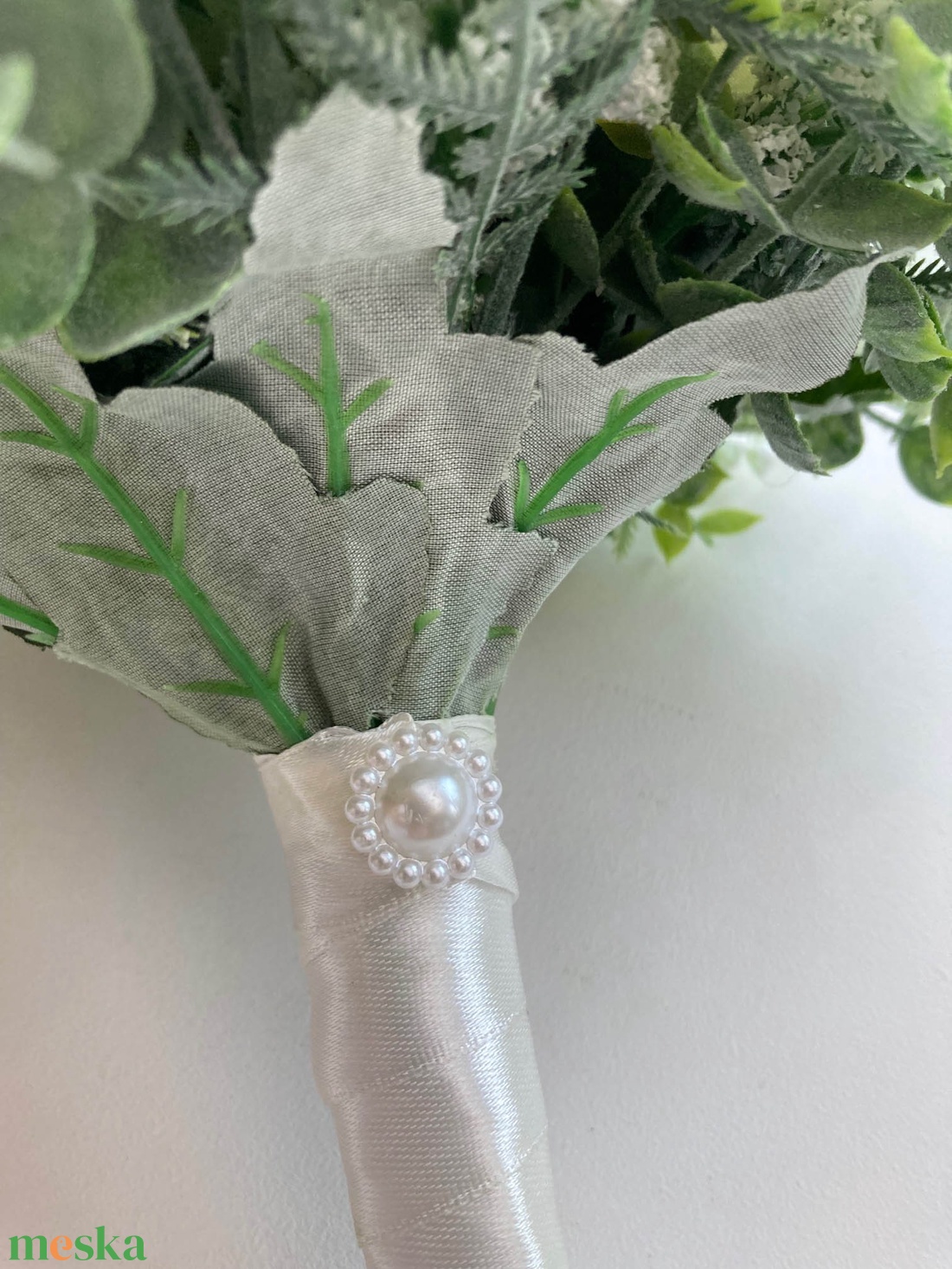 Selyemvirág menyasszonyi csokor - esküvő - menyasszonyi- és dobócsokor - Meska.hu