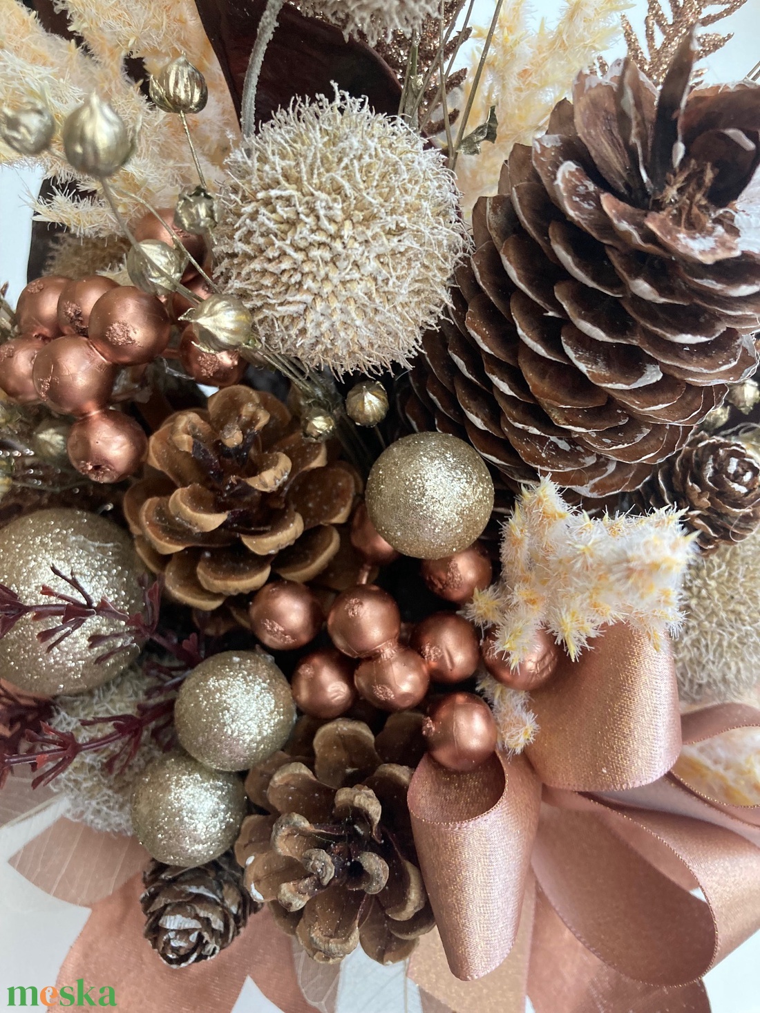 Karácsonyi asztaldísz rose gold  - karácsony - karácsonyi lakásdekoráció - karácsonyi lakásdíszek - Meska.hu Karácsonyi asztaldísz rose gold  - karácsony - karácsonyi lakásdekoráció - karácsonyi lakásdíszek - Meska.hu