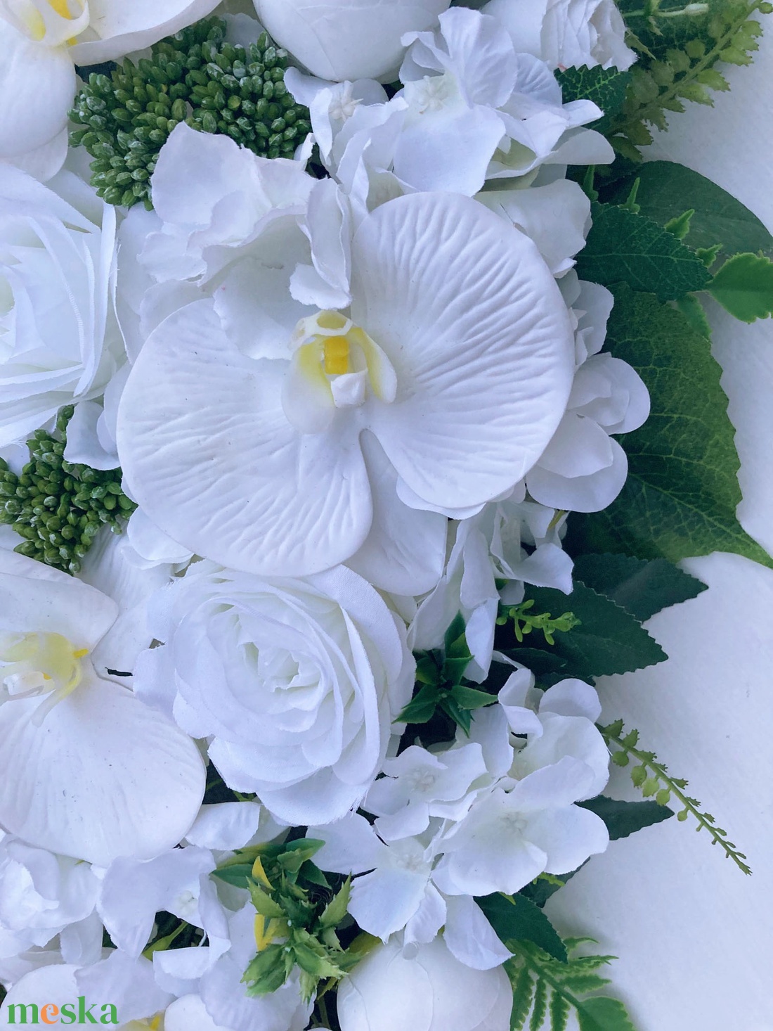 Esküvői asztaldísz orchideás fehér - esküvő - dekoráció - asztaldísz - Meska.hu Esküvői asztaldísz orchideás fehér - esküvő - dekoráció - asztaldísz - Meska.hu