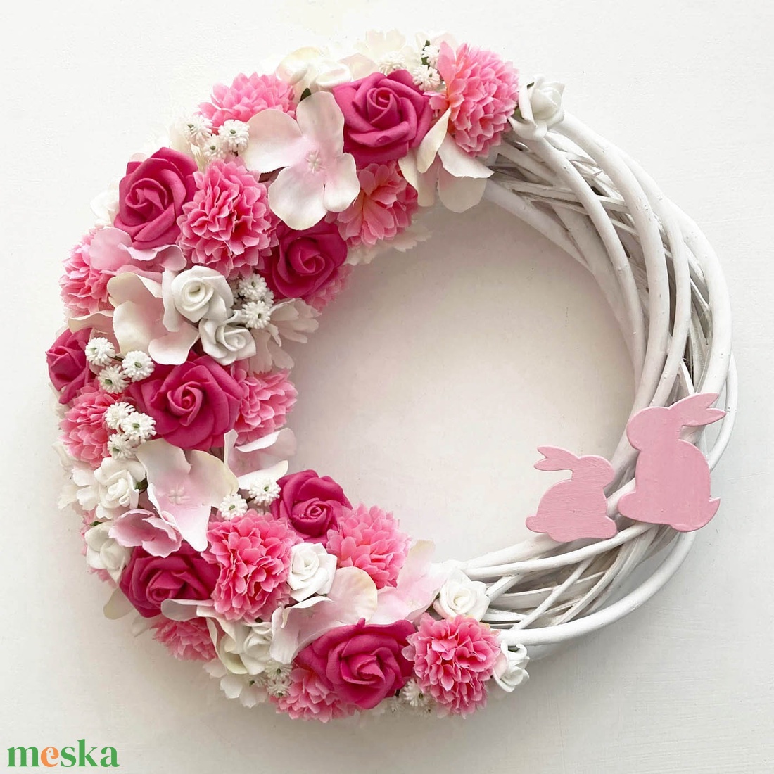 Húsvéti ajtódísz pink - otthon & életmód - dekoráció - ajtó- és ablak dekoráció - ajtódísz & kopogtató - Meska.hu Húsvéti ajtódísz pink - otthon & életmód - dekoráció - ajtó- és ablak dekoráció - ajtódísz & kopogtató - Meska.hu