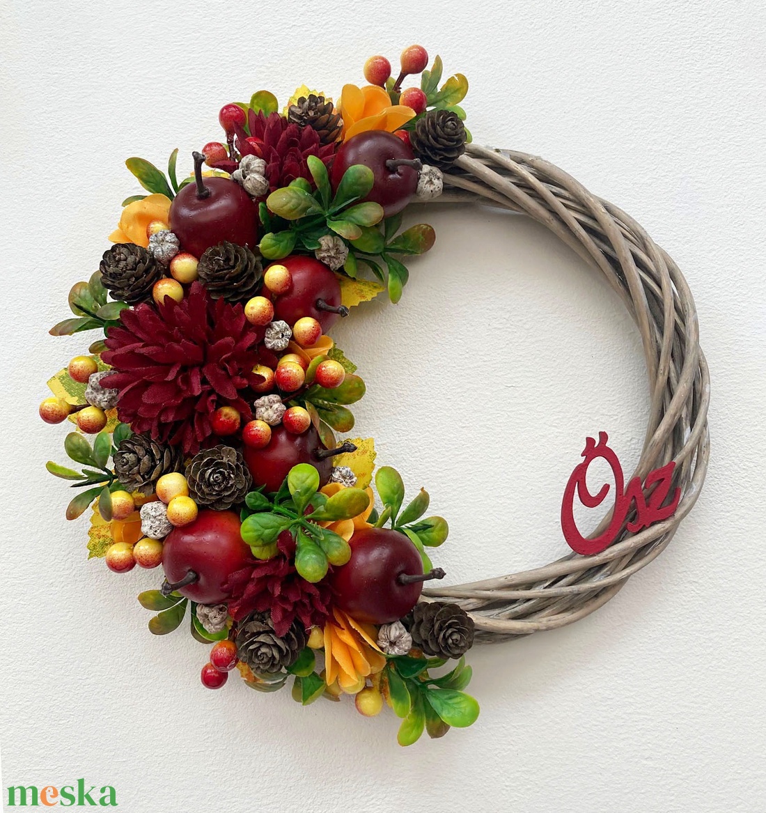 Őszi almás ajtódísz  - otthon & életmód - dekoráció - ajtó- és ablak dekoráció - ajtódísz & kopogtató - Meska.hu Őszi almás ajtódísz  - otthon & életmód - dekoráció - ajtó- és ablak dekoráció - ajtódísz & kopogtató - Meska.hu