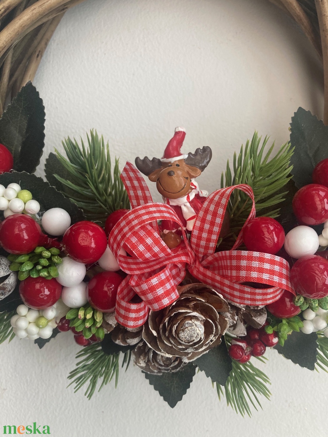 Karácsonyi ajtódísz piros bogyós - karácsony - karácsonyi lakásdekoráció - karácsonyi ajtódíszek - Meska.hu Karácsonyi ajtódísz piros bogyós - karácsony - karácsonyi lakásdekoráció - karácsonyi ajtódíszek - Meska.hu