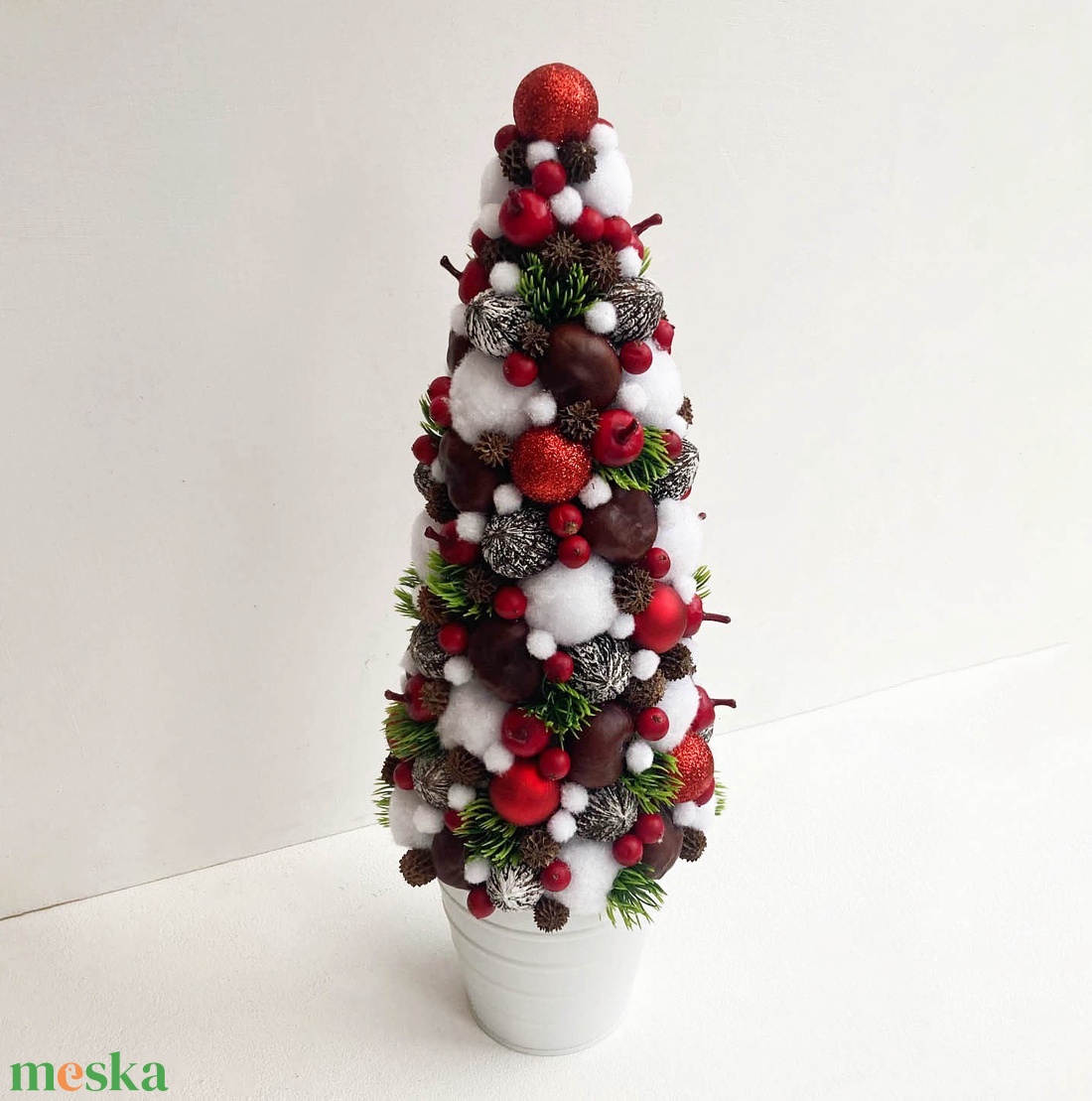 Mini karácsonyfa (grincsfa) - karácsony - karácsonyi lakásdekoráció - karácsonyfa, grincsfa - Meska.hu
