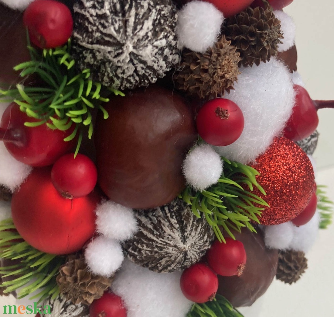 Mini karácsonyfa (grincsfa) - karácsony - karácsonyi lakásdekoráció - karácsonyfa, grincsfa - Meska.hu