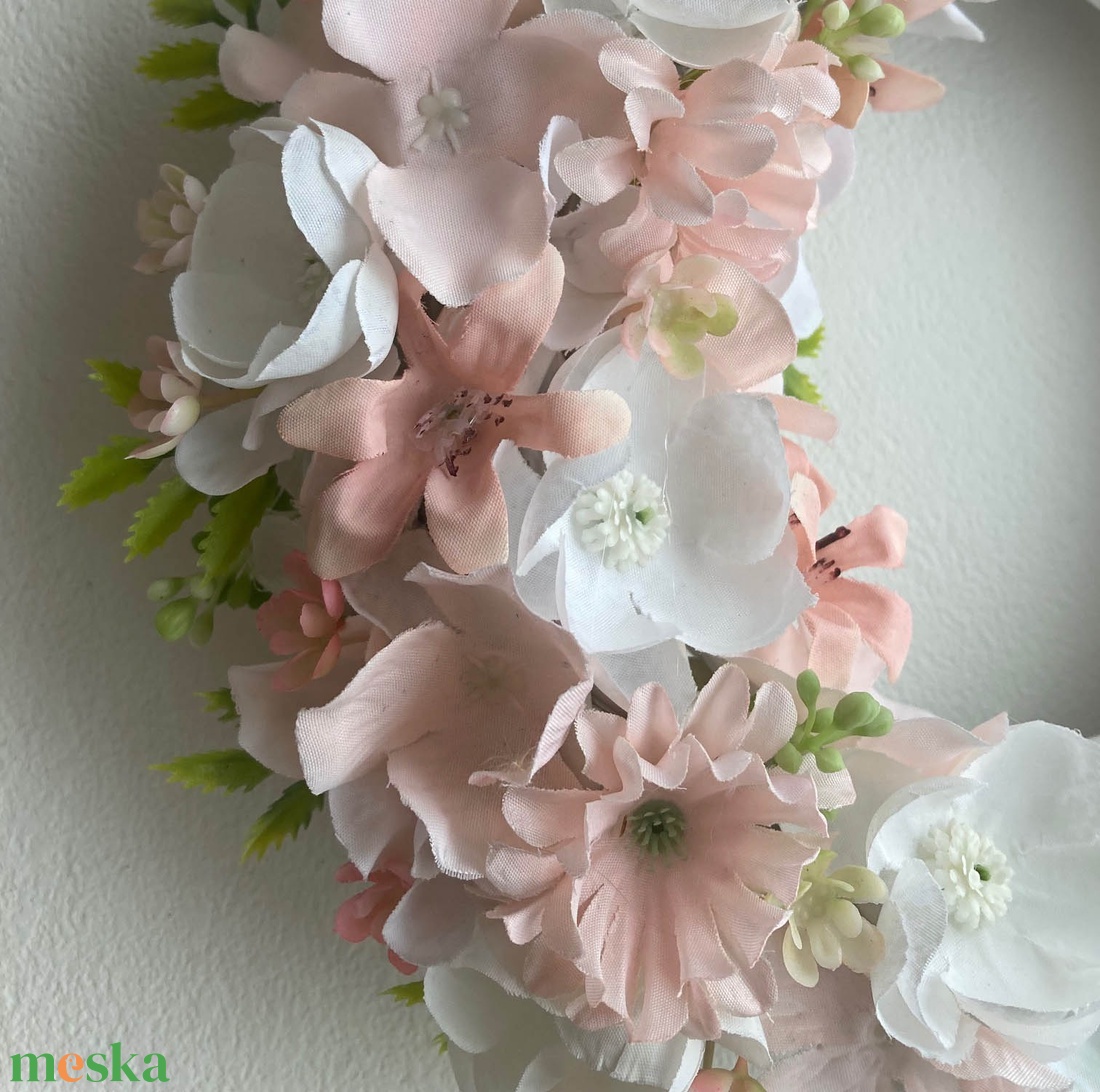 Púder tavaszi ajtódísz  - otthon & életmód - dekoráció - ajtó- és ablak dekoráció - ajtódísz & kopogtató - Meska.hu