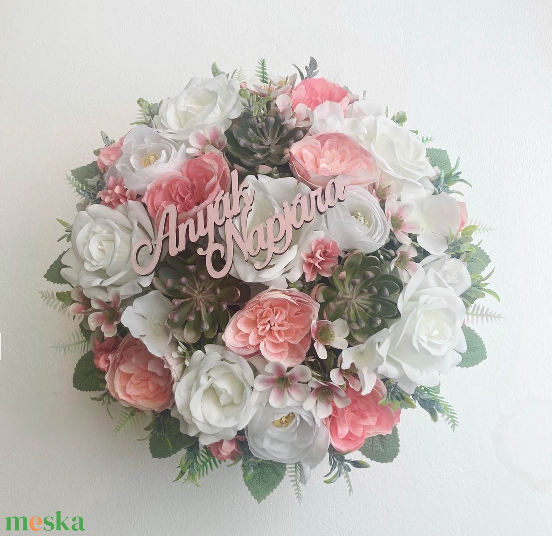 Elegáns virágdoboz - Anyák napjára - otthon & életmód - virágdekoráció - virágok - virágbox - Meska.hu