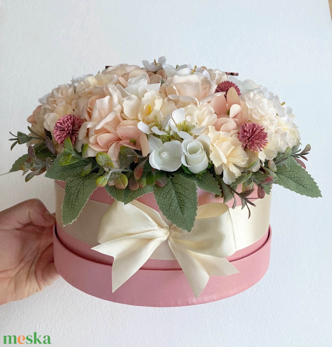 Romantikus virágdoboz - Anyák napjára - otthon & életmód - virágdekoráció - virágok - virágbox - Meska.hu