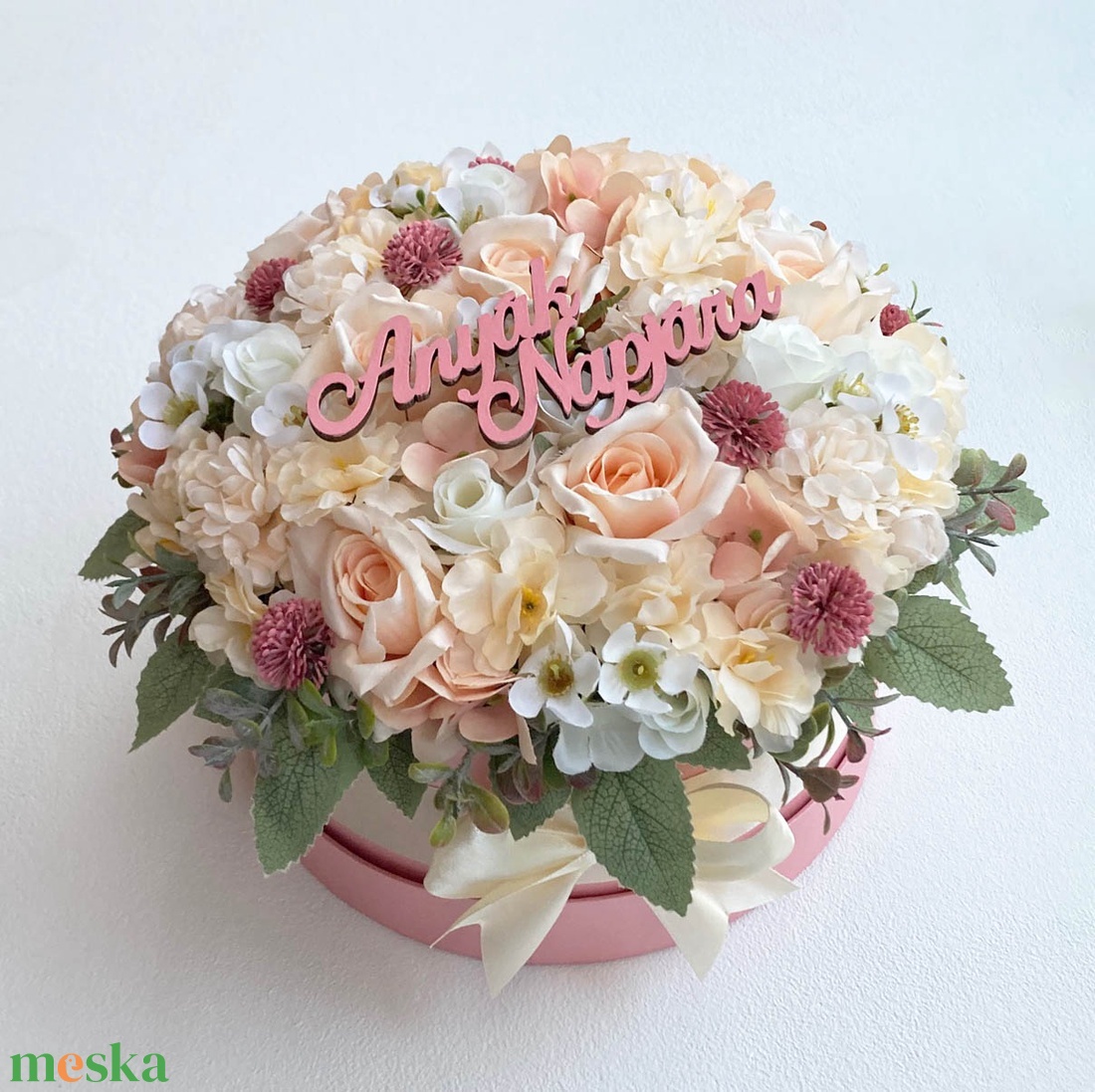 Romantikus virágdoboz - Anyák napjára - otthon & életmód - virágdekoráció - virágok - virágbox - Meska.hu