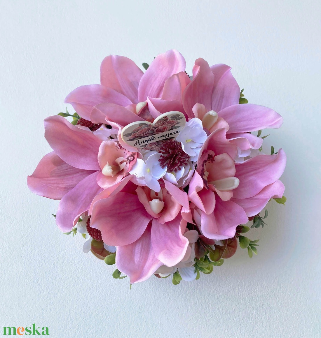 Anyák napi virágbox - orchideás - otthon & életmód - virágdekoráció - virágok - virágbox - Meska.hu