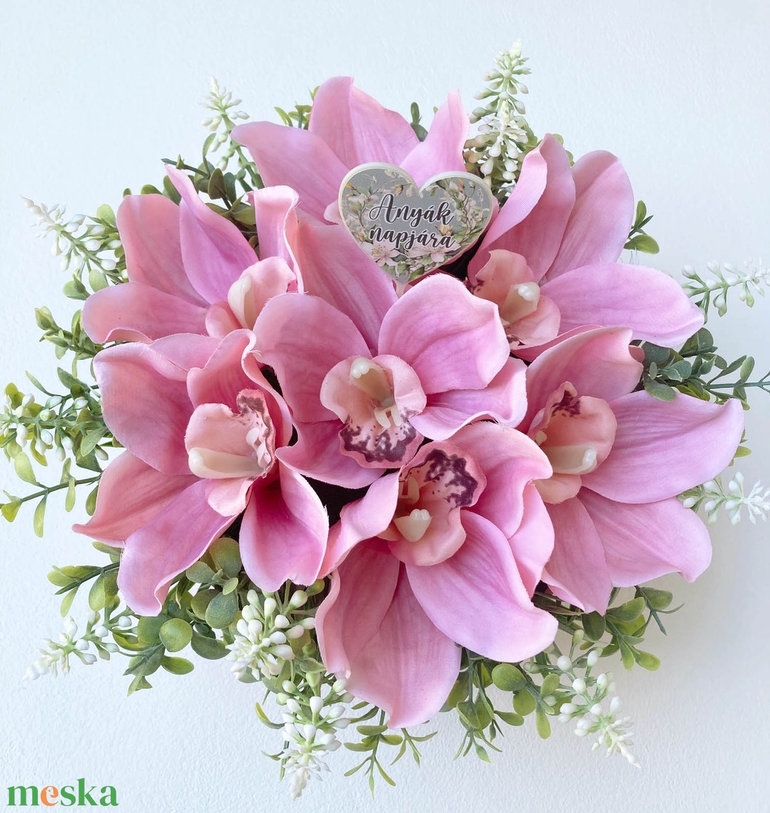 Anyák napi virágdoboz - orchideás - otthon & életmód - virágdekoráció - virágok - virágbox - Meska.hu