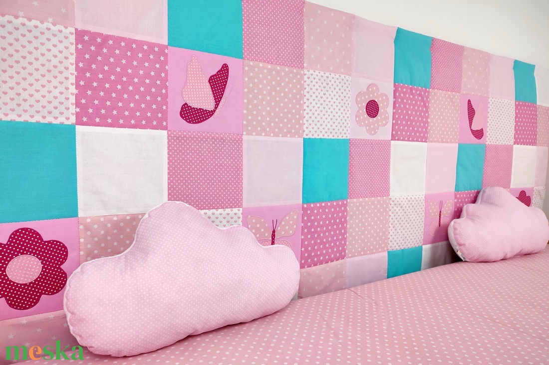 Pillangó és virág mintás patchwork falvédő - otthon & életmód - babaszoba, gyerekszoba - falvédő gyerekszobába - Meska.hu Pillangó és virág mintás patchwork falvédő - otthon & életmód - babaszoba, gyerekszoba - falvédő gyerekszobába - Meska.hu