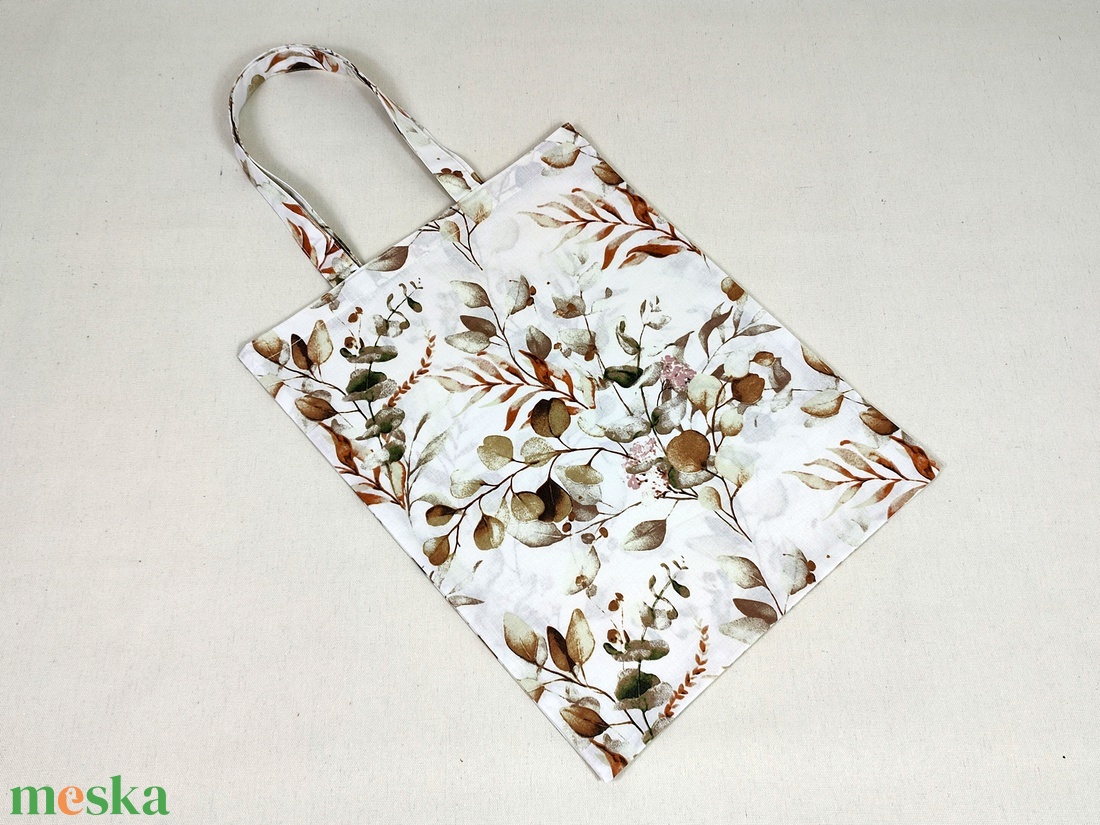 Levél mintás textil bevásárló táska, szatyor, 3544 cm - táska & tok - bevásárlás & shopper táska - shopper, textiltáska, szatyor - Meska.hu Levél mintás textil bevásárló táska, szatyor, 3544 cm - táska & tok - bevásárlás & shopper táska - shopper, textiltáska, szatyor - Meska.hu