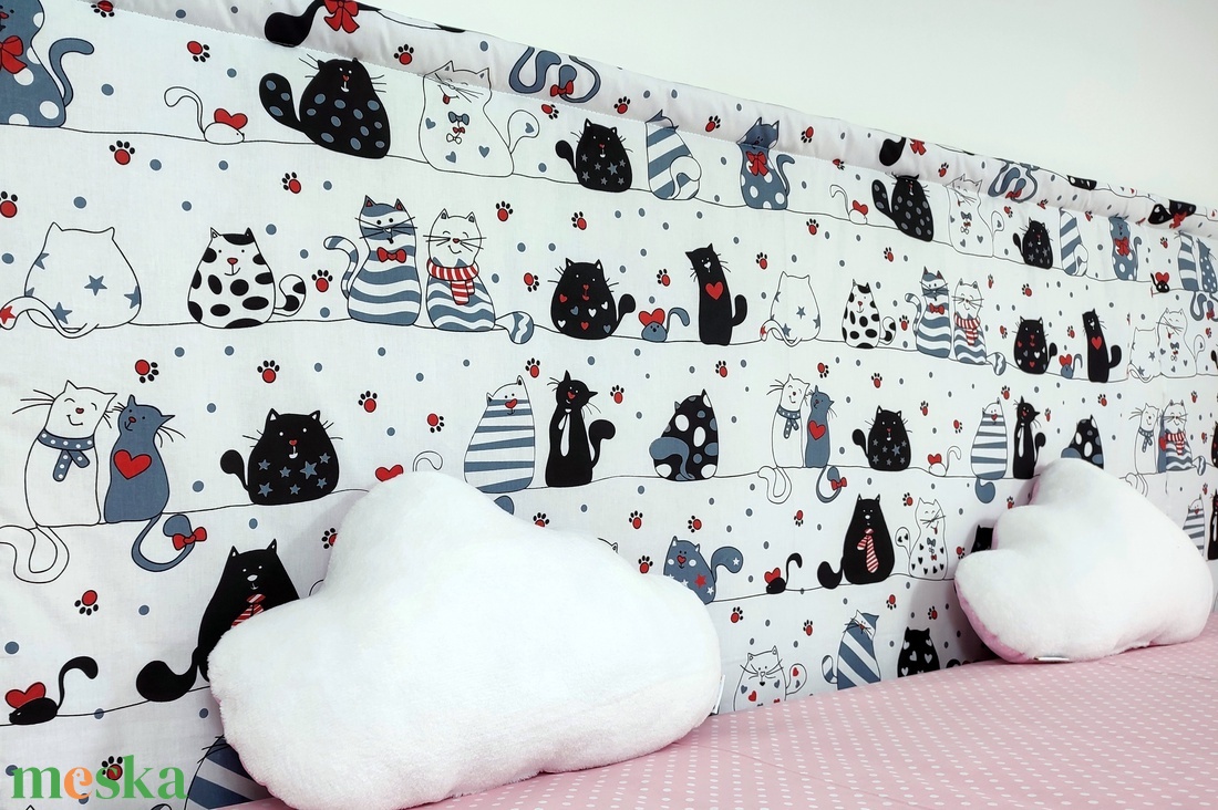 Cicás falvédő - baba - mama - babaszoba dekoráció - falvédő gyerekszobába - Meska.hu