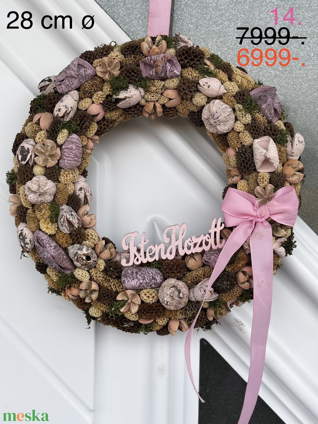 Terméses kopogtató - otthon & életmód - dekoráció - ajtó- és ablak dekoráció - ajtódísz & kopogtató - Meska.hu