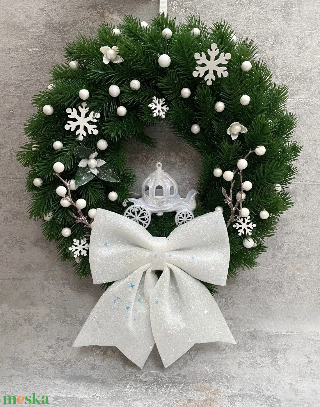 Hintós karácsonyi kopogtató - karácsony - karácsonyi lakásdekoráció - karácsonyi ajtódíszek - Meska.hu