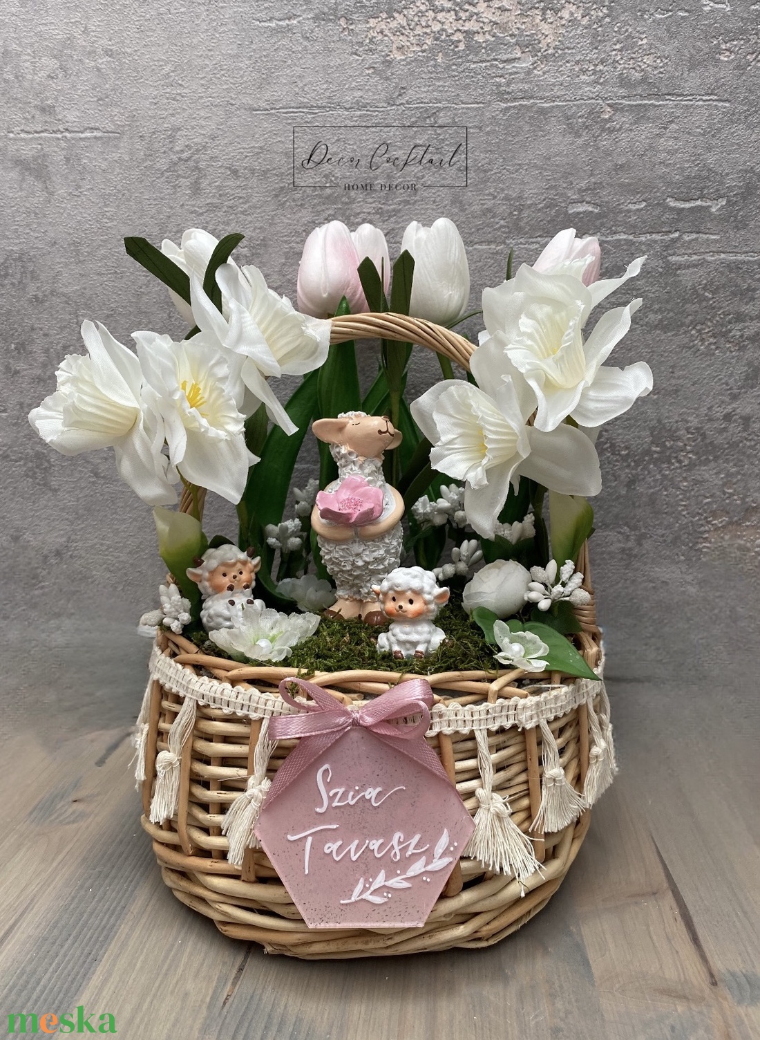 Juh mama és a bárány kölykök asztali dísz - otthon & életmód - dekoráció - ajtó- és ablak dekoráció - ajtódísz & kopogtató - Meska.hu