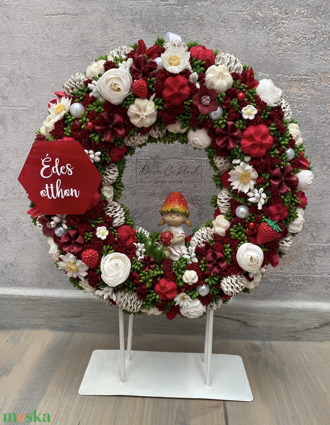 Eperkés ajtókopogtató - otthon & életmód - dekoráció - ajtó- és ablak dekoráció - ablakdísz - Meska.hu