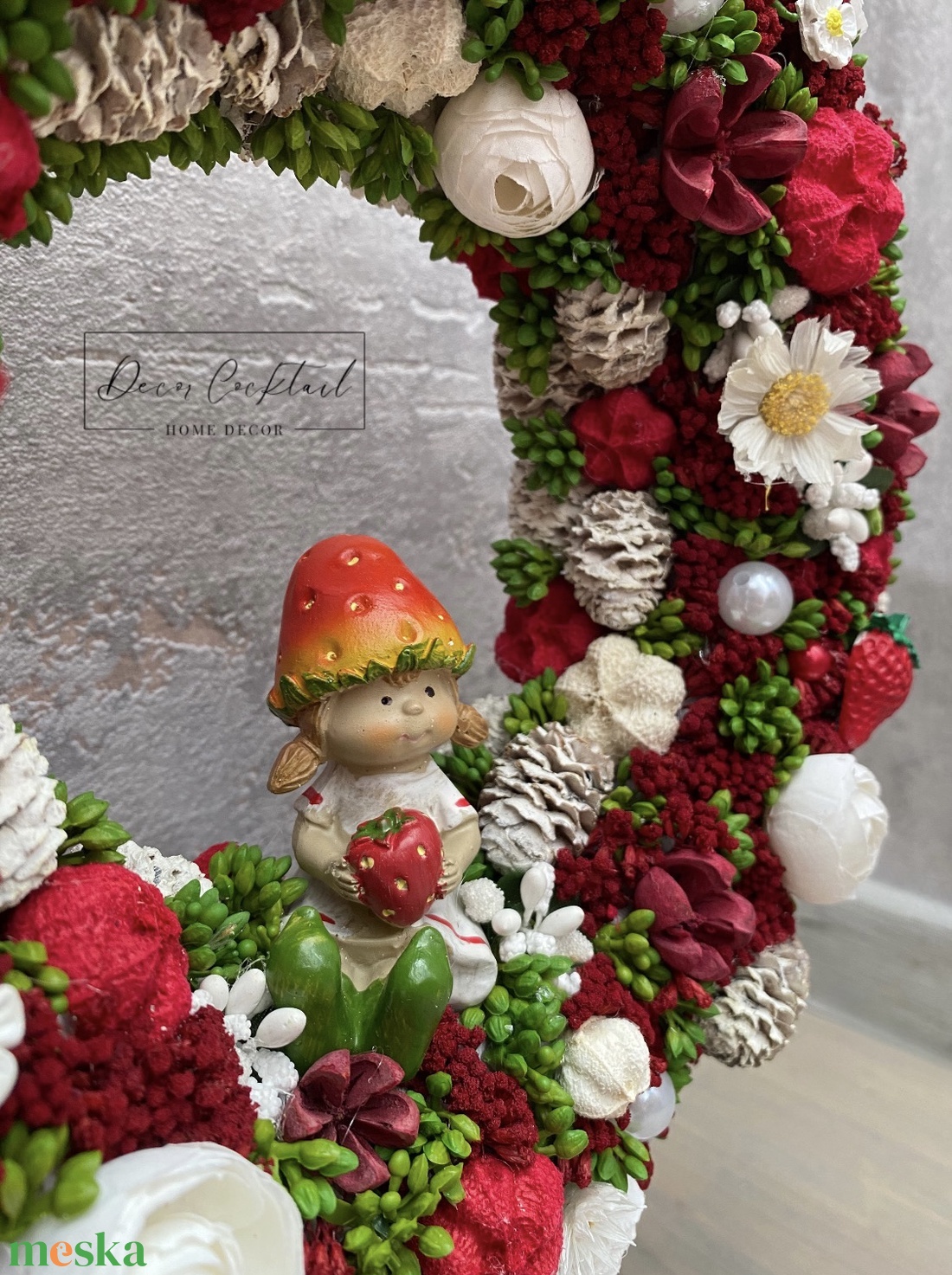 Eperkés ajtókopogtató - otthon & életmód - dekoráció - ajtó- és ablak dekoráció - ablakdísz - Meska.hu