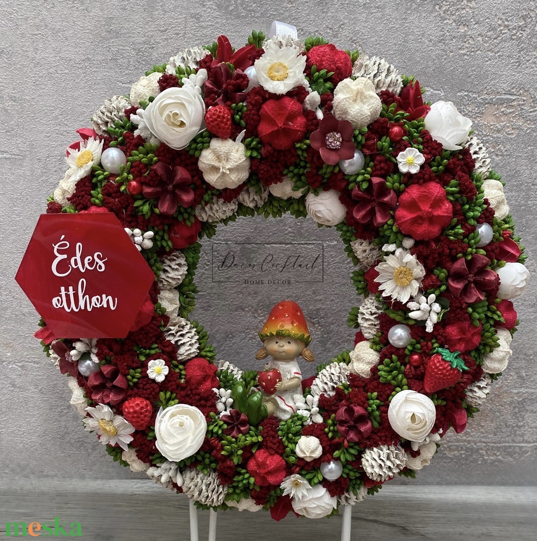 Eperkés ajtókopogtató - otthon & életmód - dekoráció - ajtó- és ablak dekoráció - ablakdísz - Meska.hu