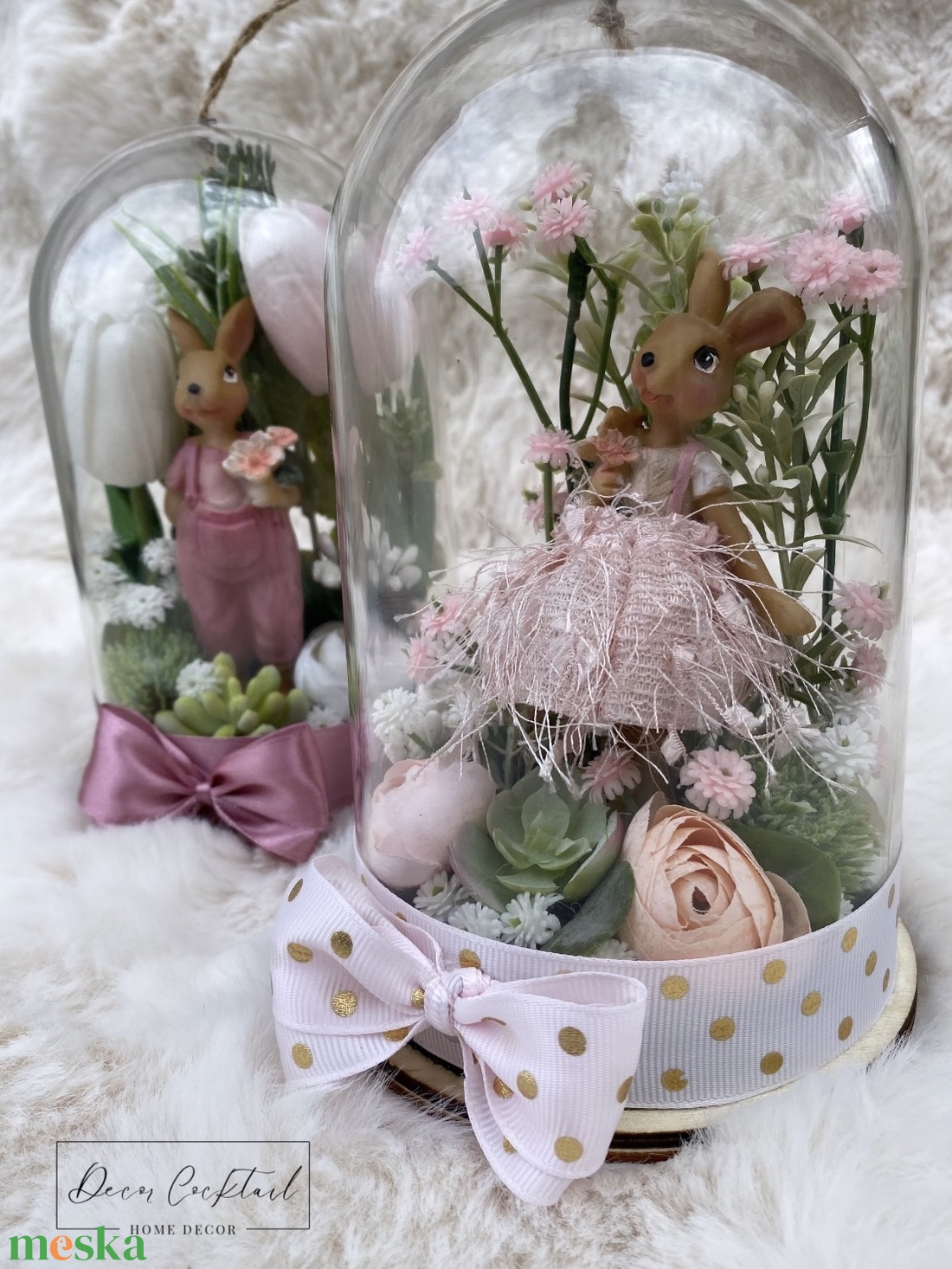 Búrás dekoráció - ünnepi díszek, dekorációk - húsvéti díszek és dekorációk - húsvéti asztaldíszek - Meska.hu