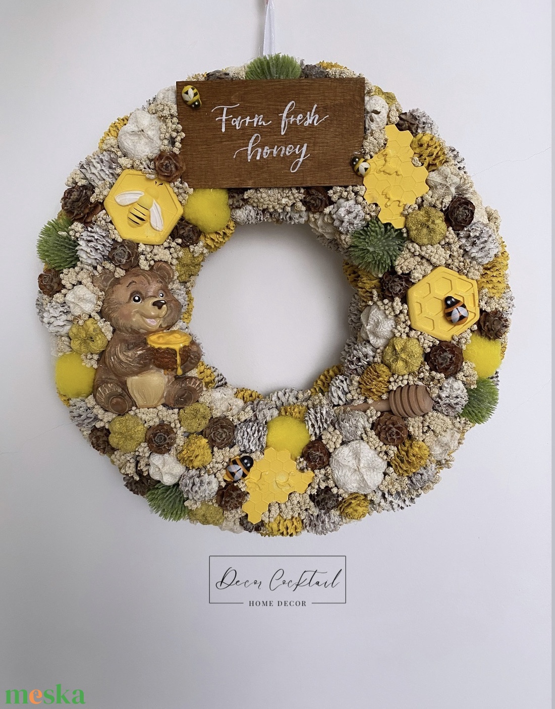 Macis ajtódísz - otthon & életmód - dekoráció - ajtó- és ablak dekoráció - ajtódísz & kopogtató - Meska.hu