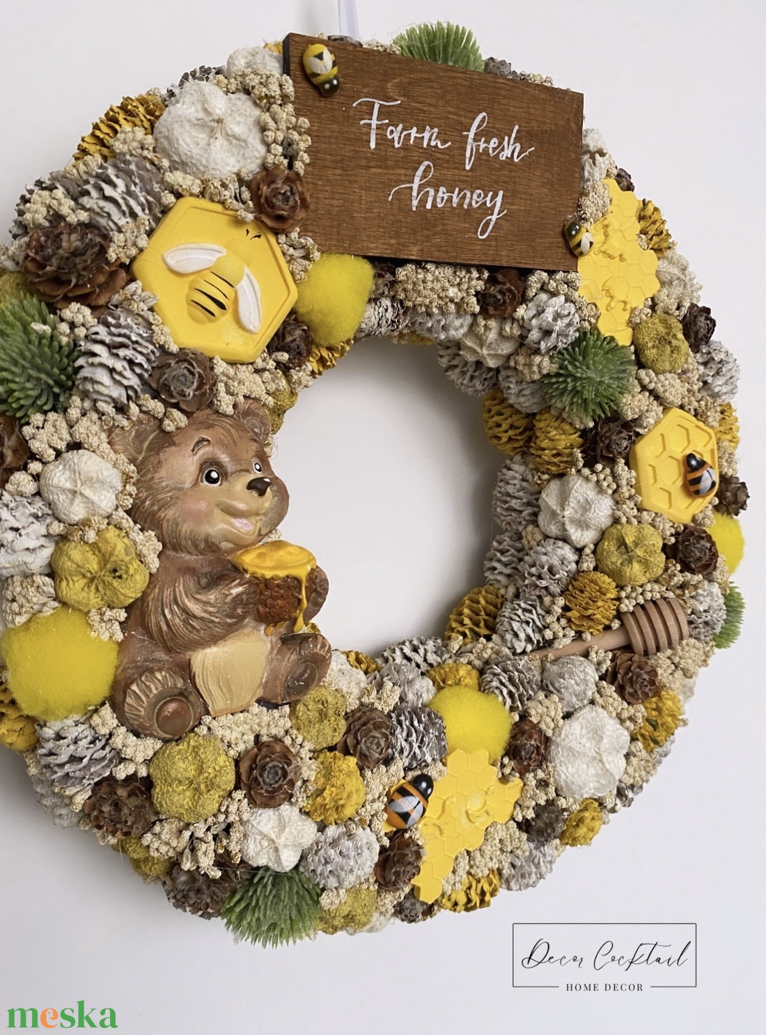 Macis ajtódísz - otthon & életmód - dekoráció - ajtó- és ablak dekoráció - ajtódísz & kopogtató - Meska.hu