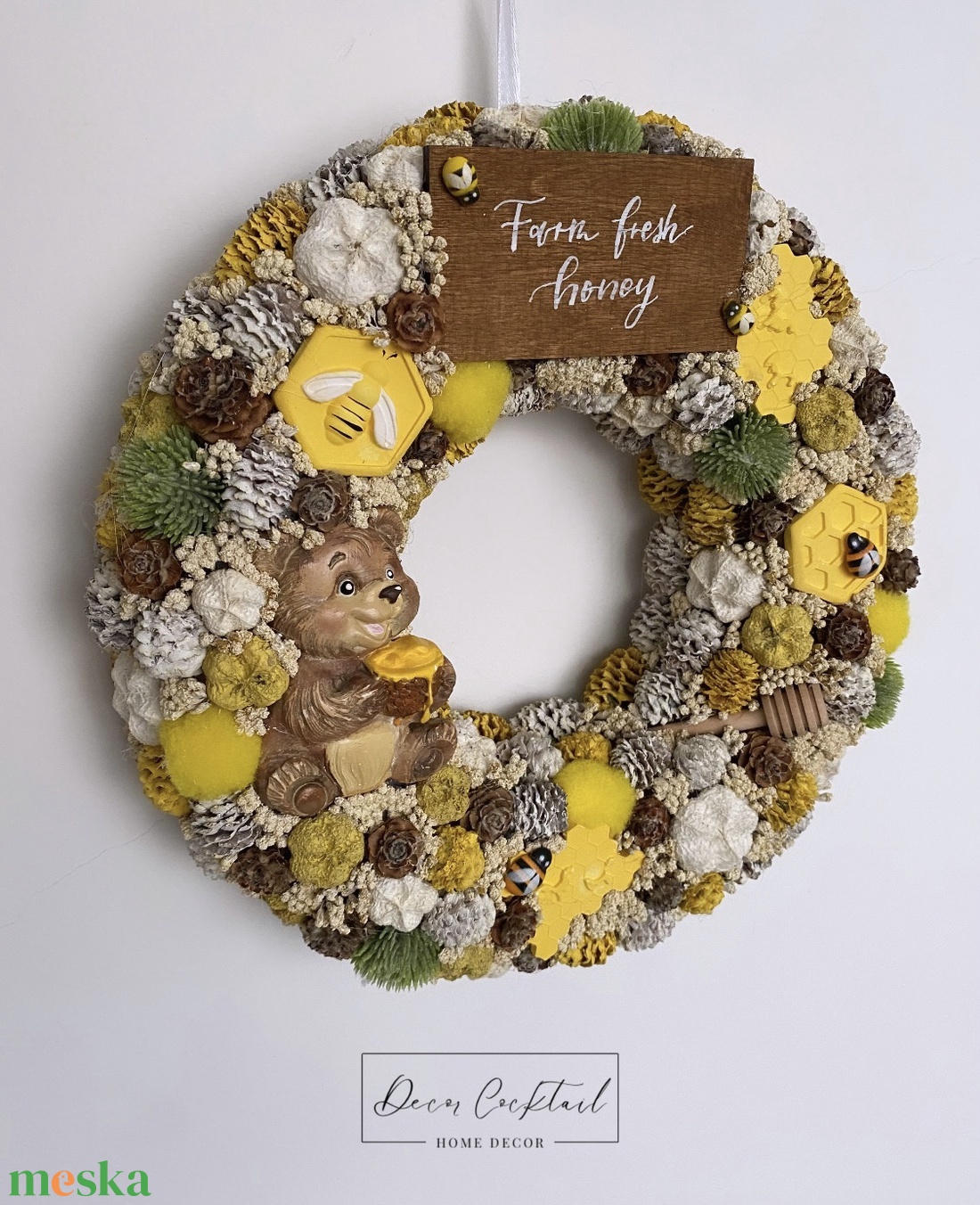 Macis ajtódísz - otthon & életmód - dekoráció - ajtó- és ablak dekoráció - ajtódísz & kopogtató - Meska.hu