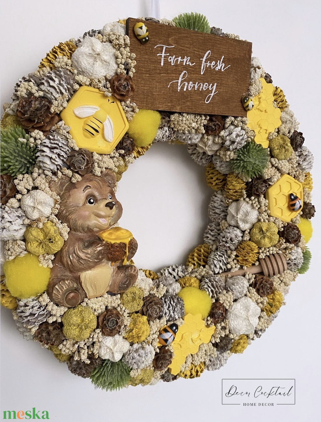 Macis ajtódísz - otthon & életmód - dekoráció - ajtó- és ablak dekoráció - ajtódísz & kopogtató - Meska.hu