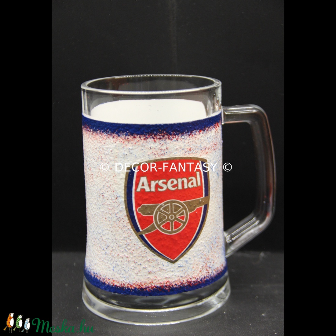ARSENAL emblémával díszített sörös korsó ( 0.5 l ) - - Meska.hu ARSENAL emblémával díszített sörös korsó ( 0.5 l ) - - Meska.hu