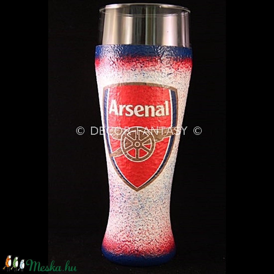 ARSENAL sörös pohár ( 0,5 l ) ; Igazán egyedi Arsenal szurkolói ajándék - otthon & életmód - konyhafelszerelés, tálalás - Meska.hu