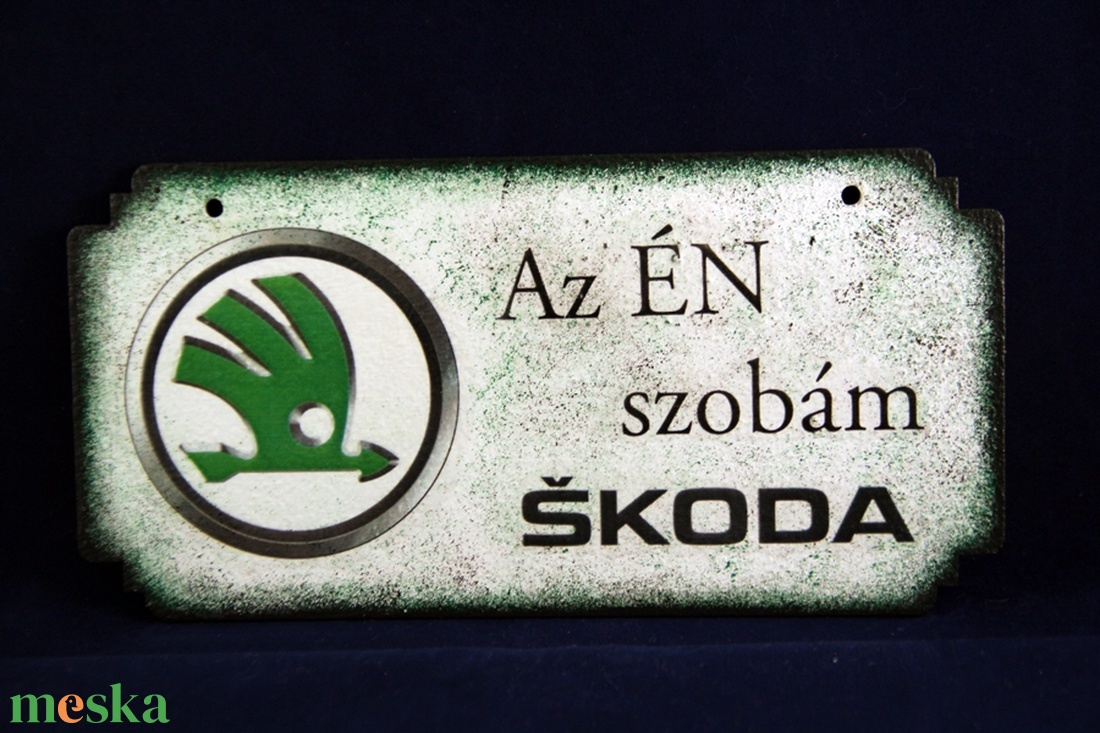 SKODA emblémás - ÉN SZOBÁM tábla ( 20 x 10 cm )#2 - otthon & életmód - dekoráció - Meska.hu SKODA emblémás - ÉN SZOBÁM tábla ( 20 x 10 cm )#2 - otthon & életmód - dekoráció - Meska.hu