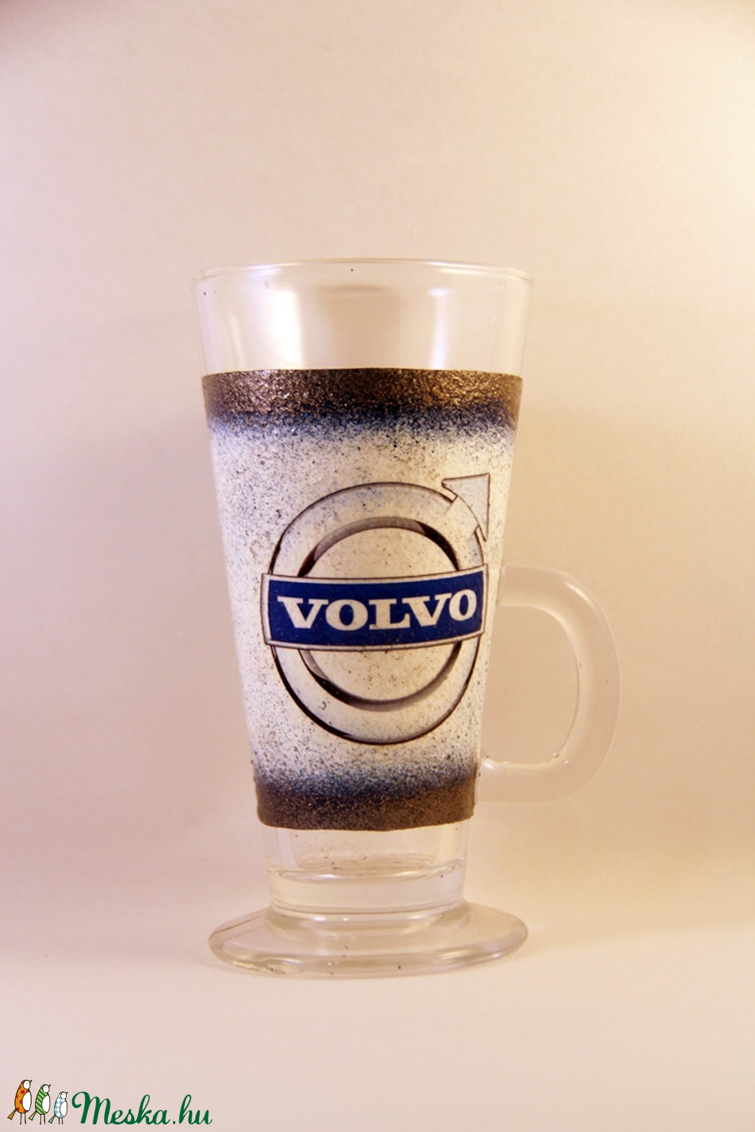 VOLVO emblémával díszített Latte-s pohár ( 260 ml )  -  - Meska.hu