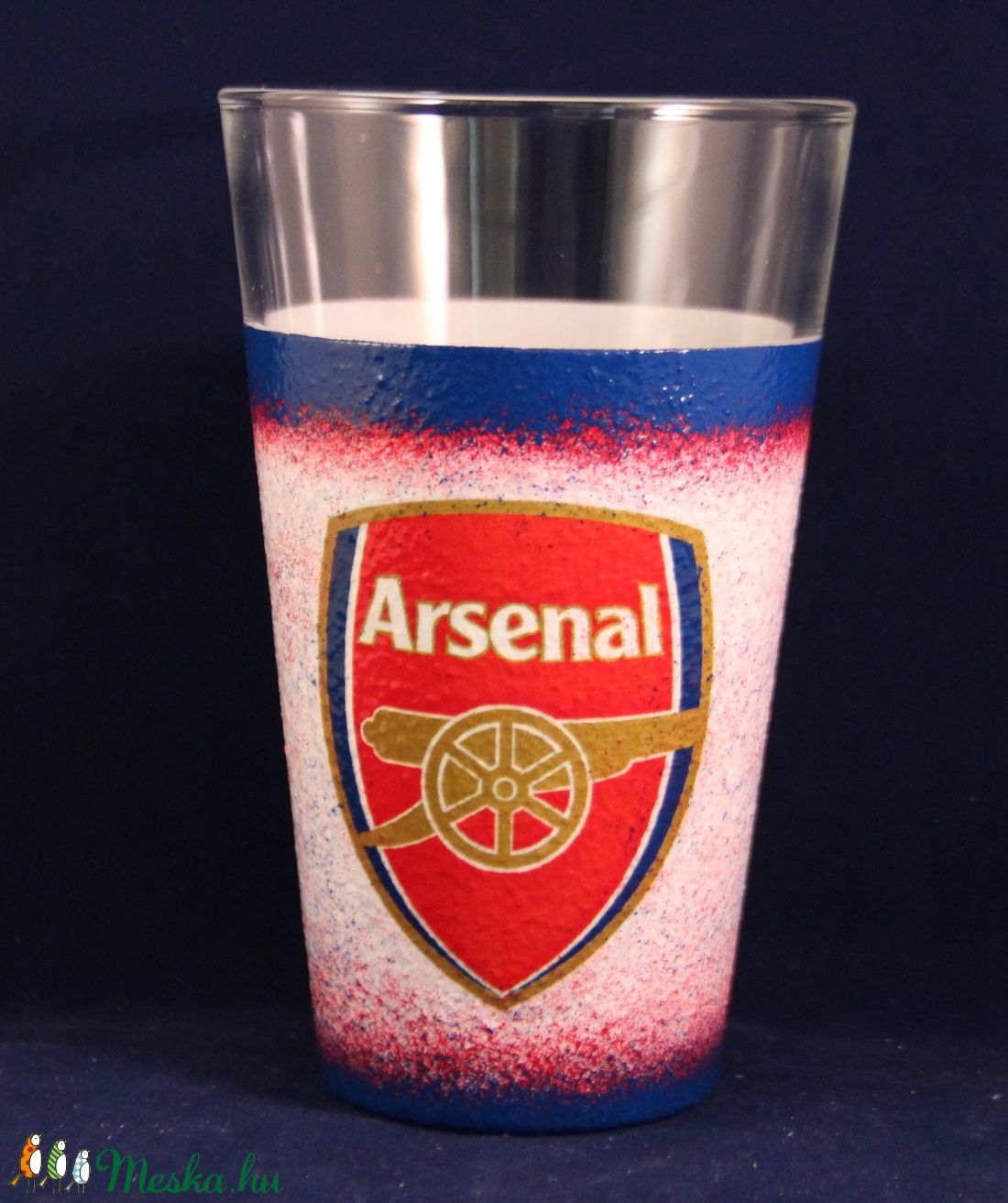 ARSENAL emblémával díszített vizes pohár ( 0,3 l ) - - Meska.hu ARSENAL emblémával díszített vizes pohár ( 0,3 l ) - - Meska.hu