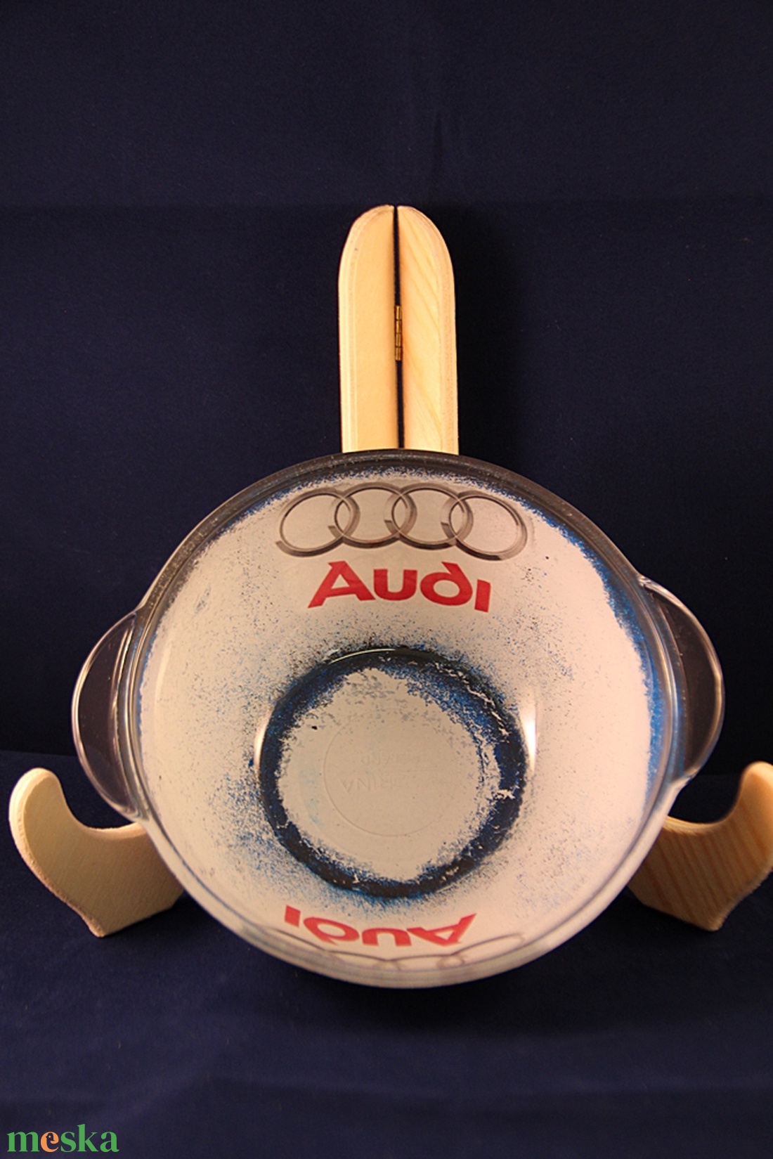 AUDI  emblémával díszített tányér készlet ; Audi rajongó autósoknak - otthon & életmód - Meska.hu