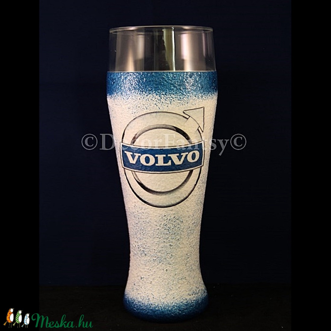 VOLVO emblémával díszített sörös pohár ( 0,5 l ) - - Meska.hu VOLVO emblémával díszített sörös pohár ( 0,5 l ) - - Meska.hu