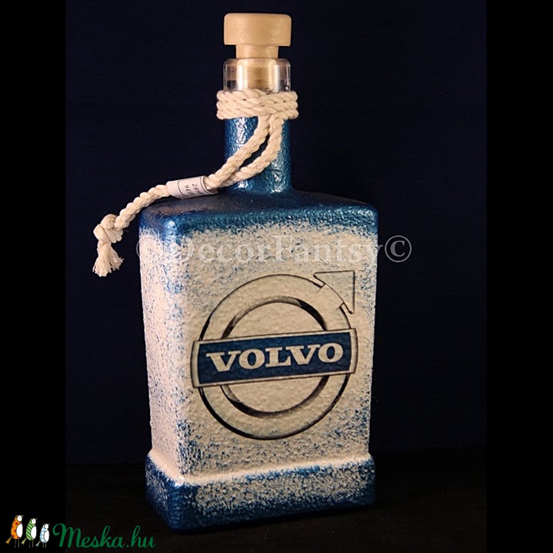 VOLVO emblémával díszített pálinkás üveg ( 0,5 l ) - otthon & életmód - dekoráció - Meska.hu VOLVO emblémával díszített pálinkás üveg ( 0,5 l ) - otthon & életmód - dekoráció - Meska.hu