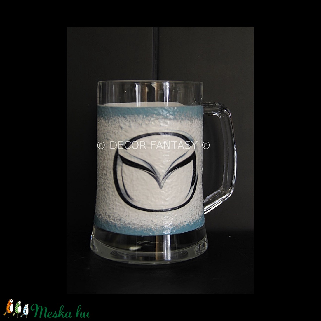 MAZDA emblémával díszített sörös korsó ( 0,5 l ) - otthon & életmód - konyhafelszerelés, tálalás - Meska.hu MAZDA emblémával díszített sörös korsó ( 0,5 l ) - otthon & életmód - konyhafelszerelés, tálalás - Meska.hu