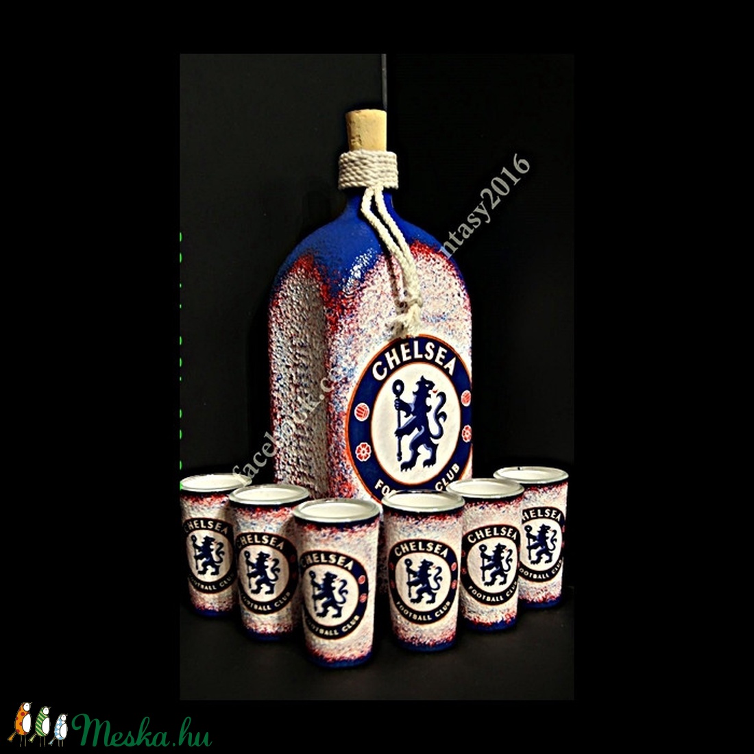 CHELSEA  pálinkás  szett  - férjnek - barátoknak   - otthon & életmód - konyhafelszerelés, tálalás - Meska.hu