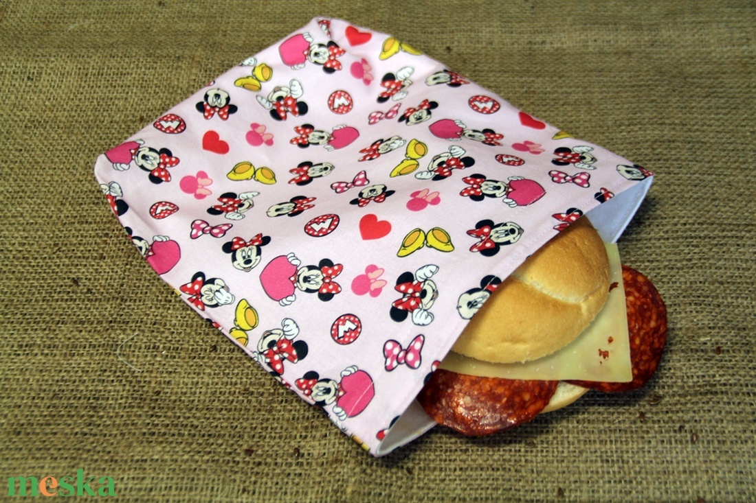MINNIE-s uzsonnászsák (20x22cm)-ÖKO környezetbarát anyagból óvodásoknak,iskolásoknak,-INGYENES SZÁLLÍTÁSSAL - - Meska.hu MINNIE-s uzsonnászsák (20x22cm)-ÖKO környezetbarát anyagból óvodásoknak,iskolásoknak,-INGYENES SZÁLLÍTÁSSAL - - Meska.hu