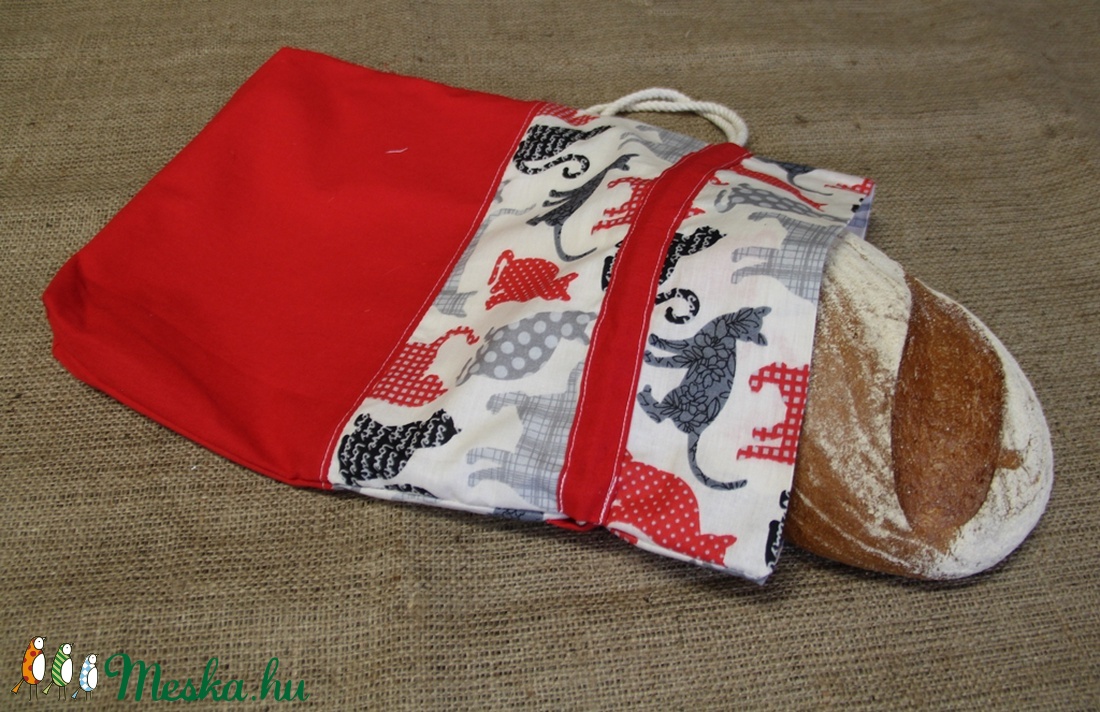 Cicás piros-fehér kenyereszsák (28x38cm)-ÖKO környezetbarát anyagból háziasszonyoknak,-INGYENES SZÁLLÍTÁSSAL - táska & tok - bevásárlás & shopper táska - kenyeres zsák - Meska.hu Cicás piros-fehér kenyereszsák (28x38cm)-ÖKO környezetbarát anyagból háziasszonyoknak,-INGYENES SZÁLLÍTÁSSAL - táska & tok - bevásárlás & shopper táska - kenyeres zsák - Meska.hu