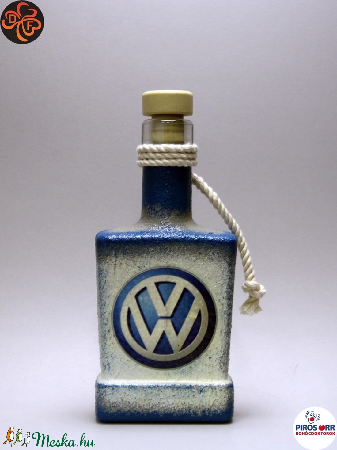 VOLKSWAGEN italos üveg ; Volkswagen autód fényképével is! - otthon & életmód - dekoráció - Meska.hu