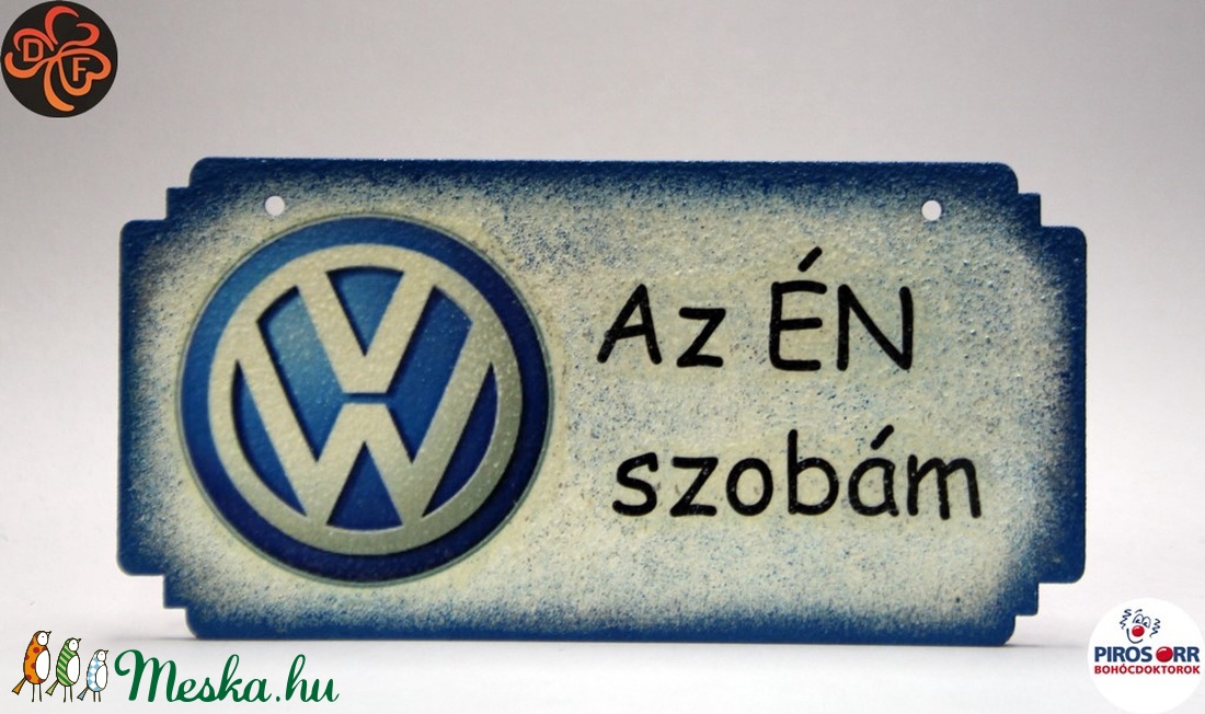 VOLKSWAGEN fatábla ; Volkswagen autód fényképével is! - otthon & életmód - dekoráció - Meska.hu