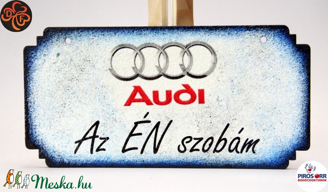Audi ajtódísz ; Audi rajongóknak - otthon & életmód - dekoráció - Meska.hu