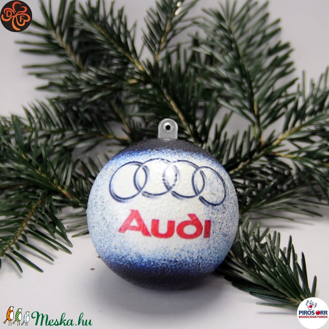 Audi karácsonyfadísz ajándék férj, barát, nagyapa, audi autó rajongók részére - karácsony - Meska.hu