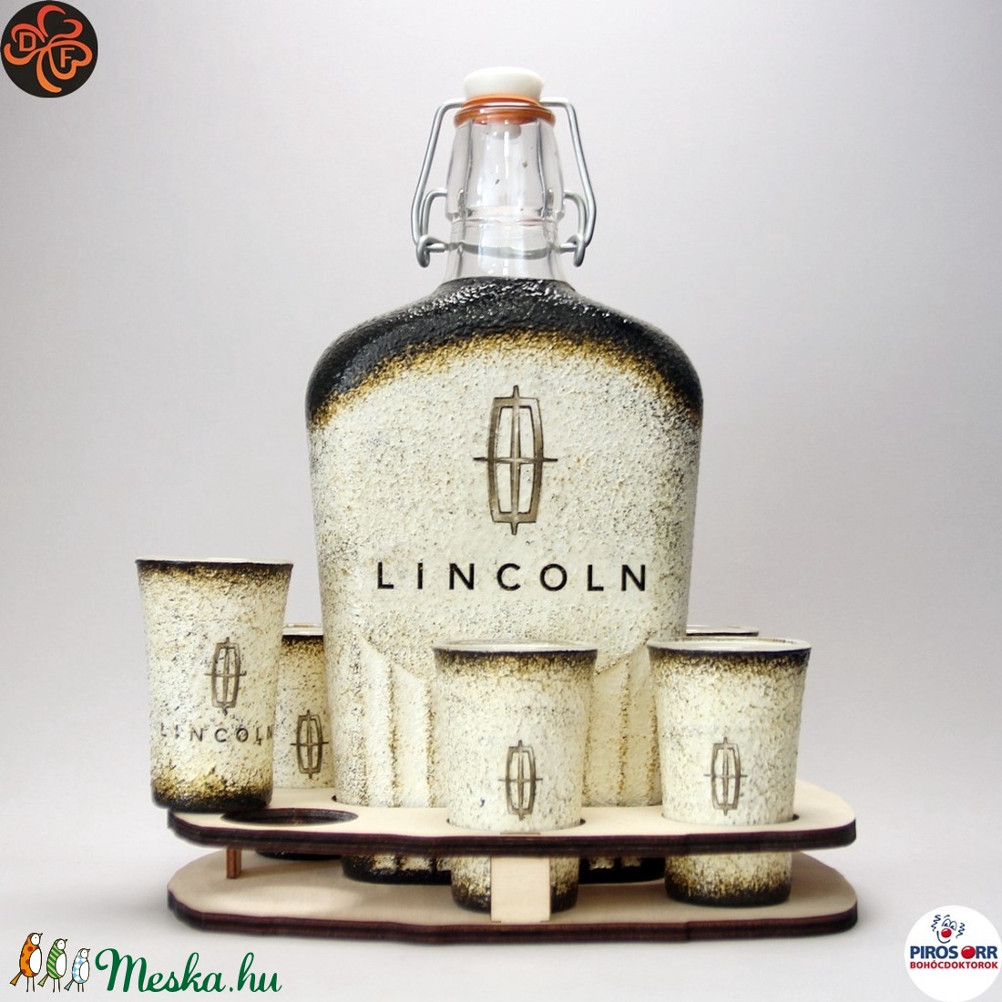 Lincoln emblémás italszett ; amerikai autó kedvelő férfiaknak - otthon & életmód - konyhafelszerelés, tálalás - Meska.hu Lincoln emblémás italszett ; amerikai autó kedvelő férfiaknak - otthon & életmód - konyhafelszerelés, tálalás - Meska.hu