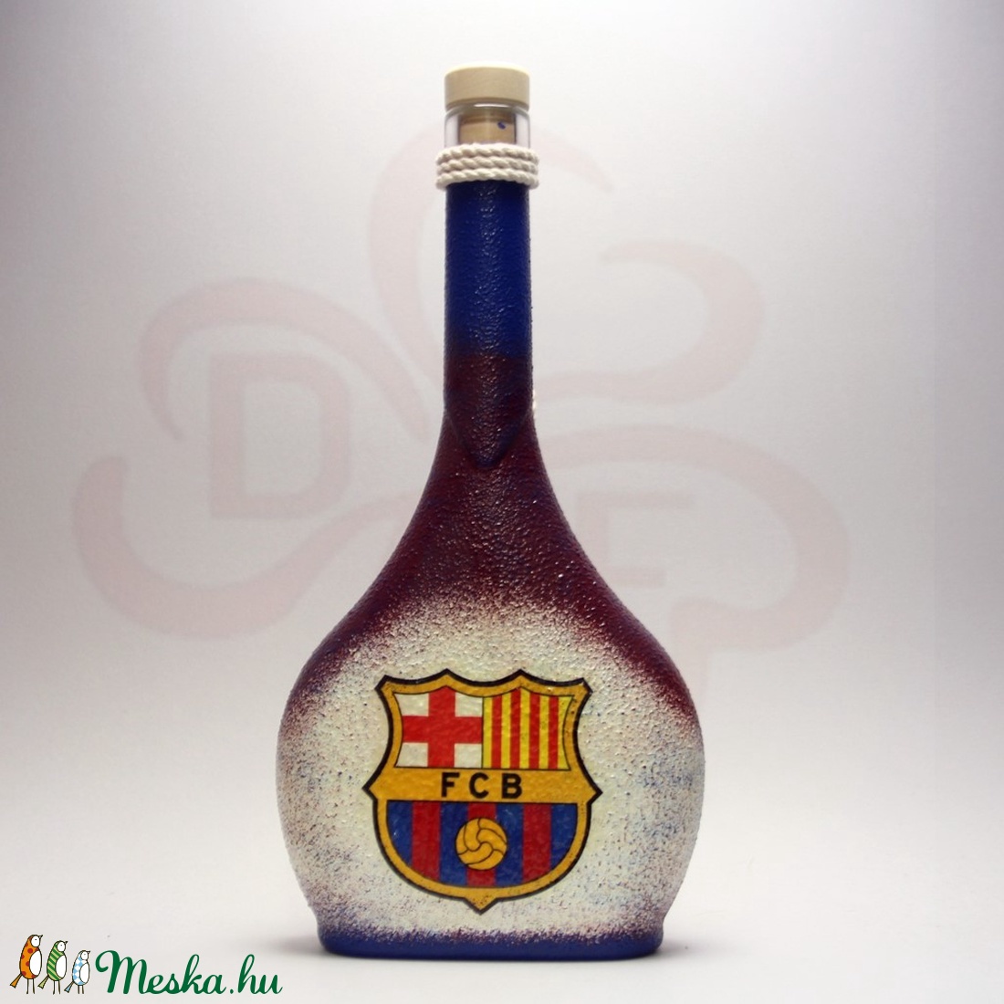 FC Barcelona italos üveg ; Barcelona futball szurkolóknak - otthon & lakás - dekoráció - Meska.hu
